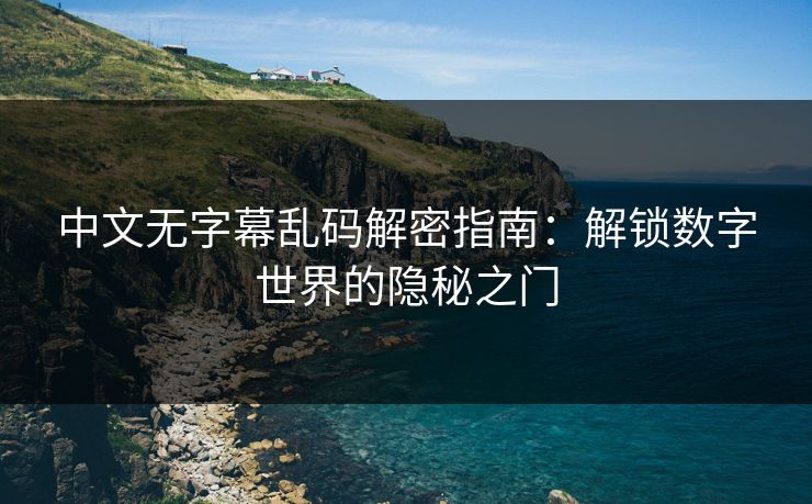 中文无字幕乱码解密指南：解锁数字世界的隐秘之门